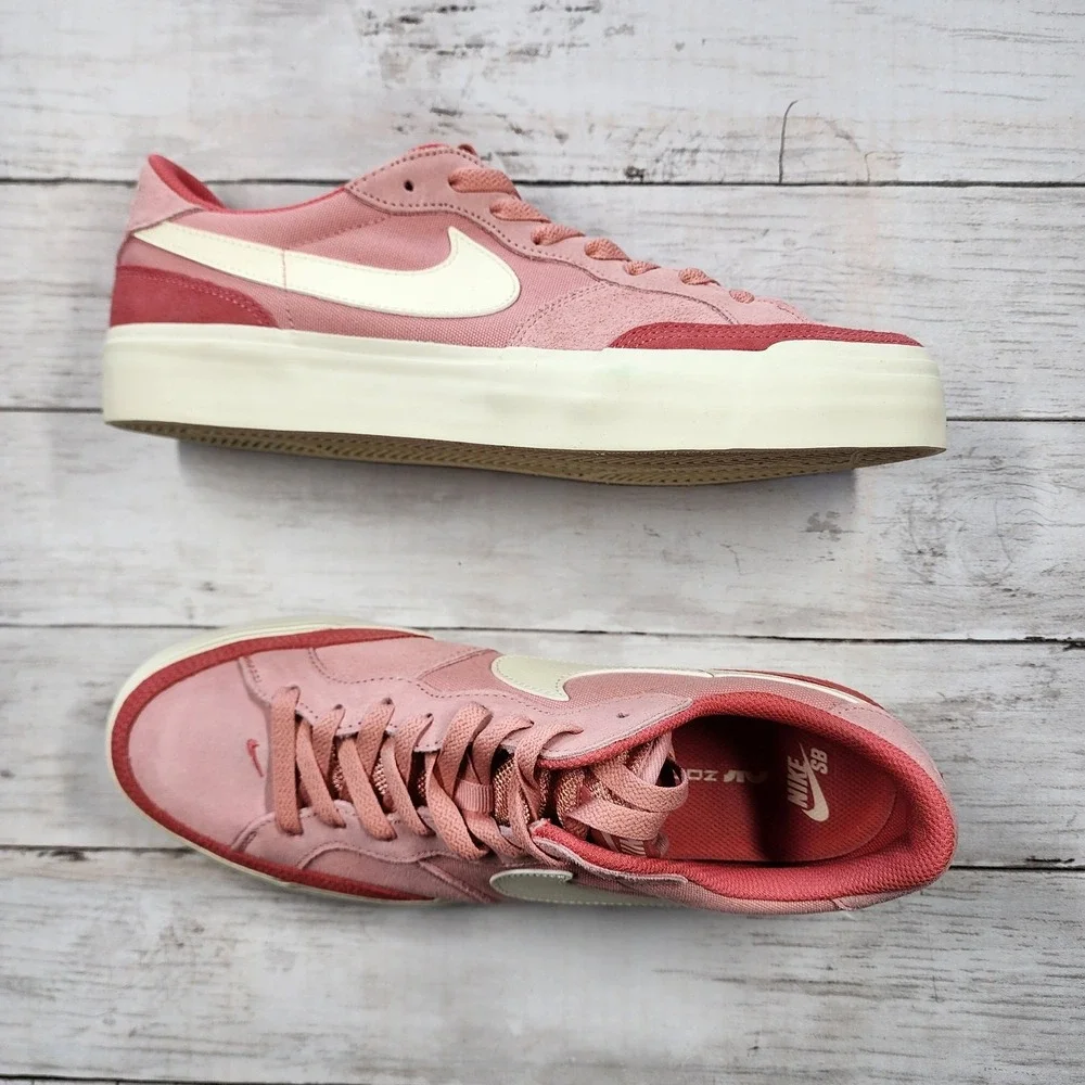 Sz 11.5 WMNS (M 10) Nike‎ SB Zoom Pogo Plus Red Stardust Coconut Milk DV5469-601